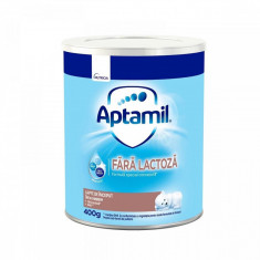 Lapte praf de inceput Aptamil fara lactoza, 400 g