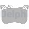 DELPHI LP2507 set placute frana,frana disc