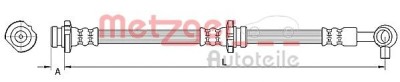 Conducta / cablu frana NISSAN QASHQAI / QASHQAI +2 (J10, JJ10) (2007 - 2013) METZGER 4110848 foto
