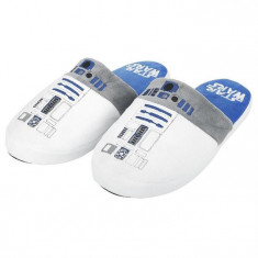 Papuci De Casa Star Wars Slippers White Large Uk 8-10 foto