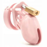 CB-X - CB-6000S Penis Erection Cage Pink 35 mm