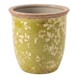 Cumpara ieftin Ghiveci flori ceramica multicolora Summer &Oslash; 13x13 cm