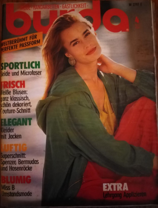 Burda revista moda vintage cu tipare