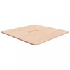 Blat masa patrat stejar masiv 70x70x1.5cm vidaXL - lemn netratat, maro, rustic, universal