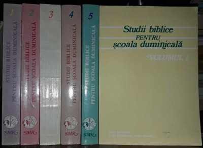 Studii biblice pentru scoala duminicala-6 volume foto