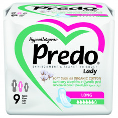 Absorbante Predo Lady, 5 picaturi, Hypoallergenic, long, 9 bucati foto