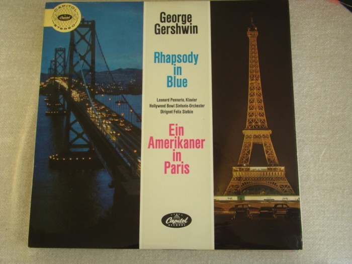 GERSHWIN - Rhapsody in Blue / An American in Paris - Vinil CAPITOL