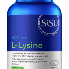 Supliment Alimentar L-Lysine 500 mg , marca Sisu, 90 capsule