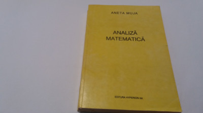 ANALIZA MATEMATICA de ANETA MUJA , RF3 foto