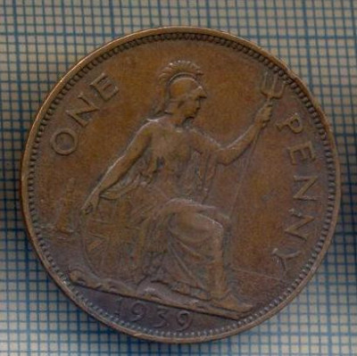 AX 1476 MONEDA- MAREA BRITANIE - 1 PENNY -ANUL 1939 -STAREA CARE SE VEDE foto