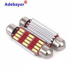 Set 2 Becuri LED SOFIT C5W 12SMD 39MM