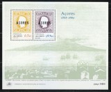 Portugal Azore 1980 - Timbru pe timbru, colita neuzata