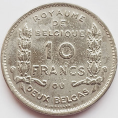 3075 Belgia 10 Francs 1930 (French text; Centennial of Independence) km 99