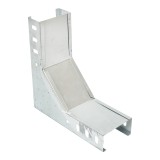 Cot vertical 90 grade de urcare din otel galvanizat pentru jgheab 100x50mm