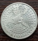 (A370) MONEDA DIN ARGINT GERMANIA - 10 EURO 2007, LIT. F, ANIVERSAREA A 50 DE ANI A TRATATULUI DE LA ROMA
