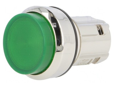 Comutator Apăsare 22mm Verde IP67 foto