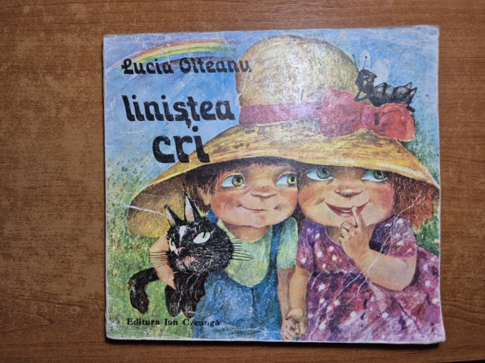 carte pentru copii - linistea cri - lucia olteanu - din anul 1985