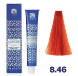 Rosu intens 8.64 Vopsea de par cu plex si arginina Valquer 60g
