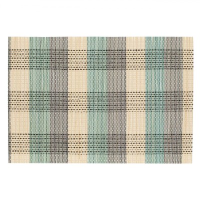 Suport Farfurii, Model Carouri, Bambus, Multicolor, 45x30cm foto