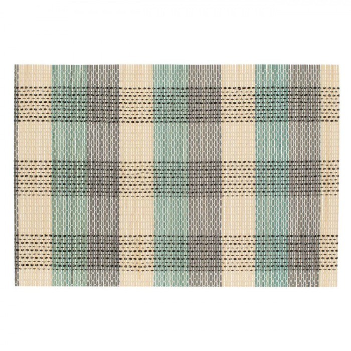Suport Farfurii, Model Carouri, Bambus, Multicolor, 45x30cm