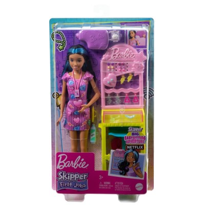 BARBIE PAPUSA BARBIE SKIPPER FIRST JOBS EAR PIERCER foto