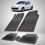 Cumpara ieftin Covorase Cauciuc tip Tavita Compatibile Peugeot 206+ Hatchback 3 usi, Black