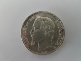 Franta 5 Francs 1867 Argint are 26 gr.Napoleon III, Europa