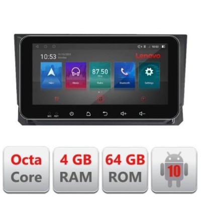 Navigatie Seat Arona Android radio gps internet 4+64 ecran 10.33&amp;quot; kit-arona+EDT-E209v2 CarStore Technology foto