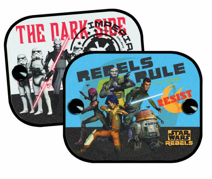 Parasolare Rebels Star Wars 36x44x0,2 cm , set 2 buc. Kft Auto