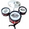 Set Tobe Pentru Copii, 3 Piese, 2 Bete, Culoare Rosu, 42 cm