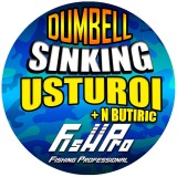 Wafters FISH PRO Dumbell Sinking, Usturoi &amp; N-Butyric, 40g
