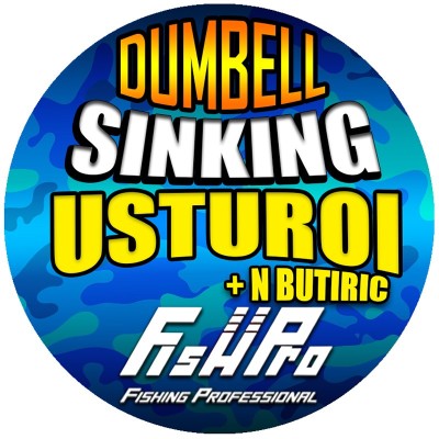 Wafters FISH PRO Dumbell Sinking, Usturoi &amp;amp; N-Butyric, 40g foto