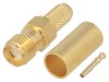 Conector SMA Mama 50 Ohm TELEG&Auml;RTNER, Montare pe Cablu, Frecventa Max 18GHz, Contact Aurit