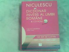 Dictionar invers al limbii romane+cd rom-100.000 cuvinte-Coord.C.Capatana foto