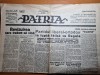 Ziarul Patria 28 Noiembrie 1930: Procesul Mareșalului Averescu, Maramureș, Regele Carol II