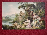 Pictura de Francois Boucher - Darurile oilor, vedere litho Stengel