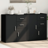 VidaXL Dulapuri, 2 buc., negru, 60x31x70 cm, lemn prelucrat 3276561
