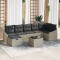 vidaXL Set de canapele pentru grădină 8 pcs Gri deschis Rattan poli 3359311