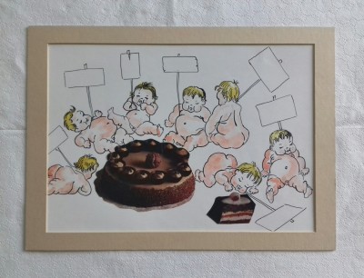 Colaj decorativ &amp;ndash; tehnica mixta cu aer jucaus foto
