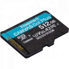 Card de memorie Kingston Canvas Go Plus 512GB MicroSDXC Clasa 10 UHS-I U3 foto