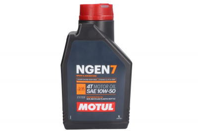 4T engine oil MOTUL NGEN 7 10W50 1l. API SN JASO MA-2 synthetic foto