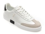 Pantofi sport REPLAY alb-negru, GMZ3P, din piele naturala
