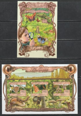 Guinea 2013 - Fluturi S/S 2v MNH foto