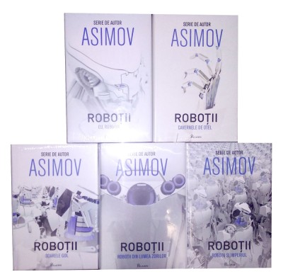 Isaac Asimov - Serie de Autor: Roboții (5 volume) foto