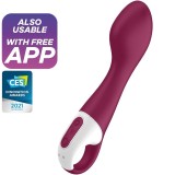 Satisfyer Vibrator-Hot Spot Vibrator G-spot cu &Icirc;ncălzire-Silicon