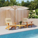Perne pentru scaun Adirondack, 2 buc, bej, textil oxford