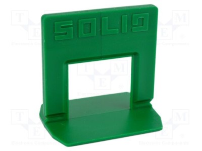 Clip de nivelare a plăcilor SOLID TOOLS, set 100 bucăți foto