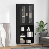 Cumpara ieftin Bufet Stejar Negru 69,5 x 34 x 180 cm