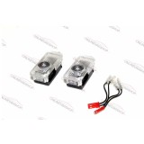 Set lampi dedicate logo Volkswagen pt portiere VW Passat B5, Touareg
