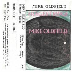 Casetă audio Mike Oldfield ‎– Hergest Ridge